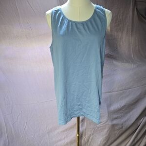 Cato Blue Sleeveless Tank Top with Relaxed Fit